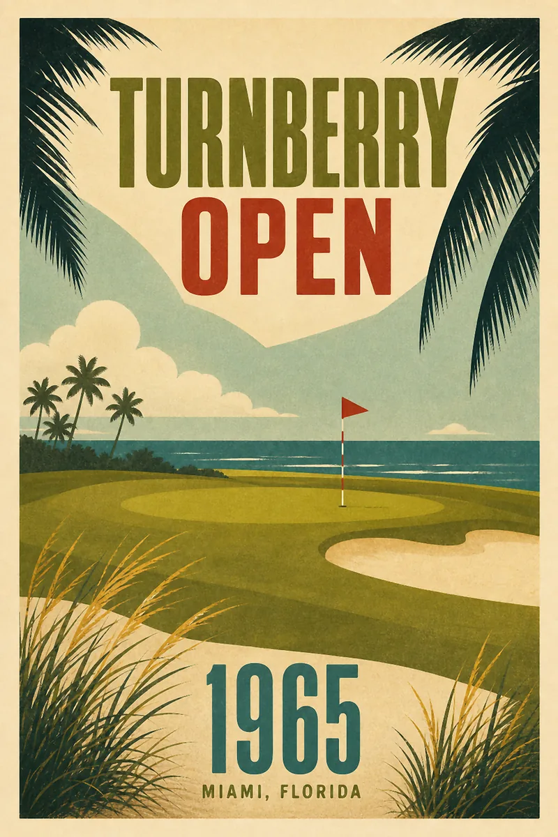 Turnberry Open 1965 poster