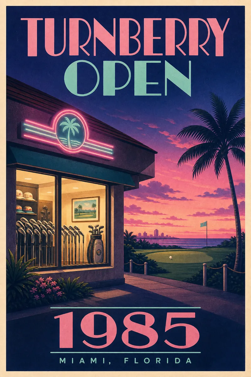 Turnberry Open 1985 poster