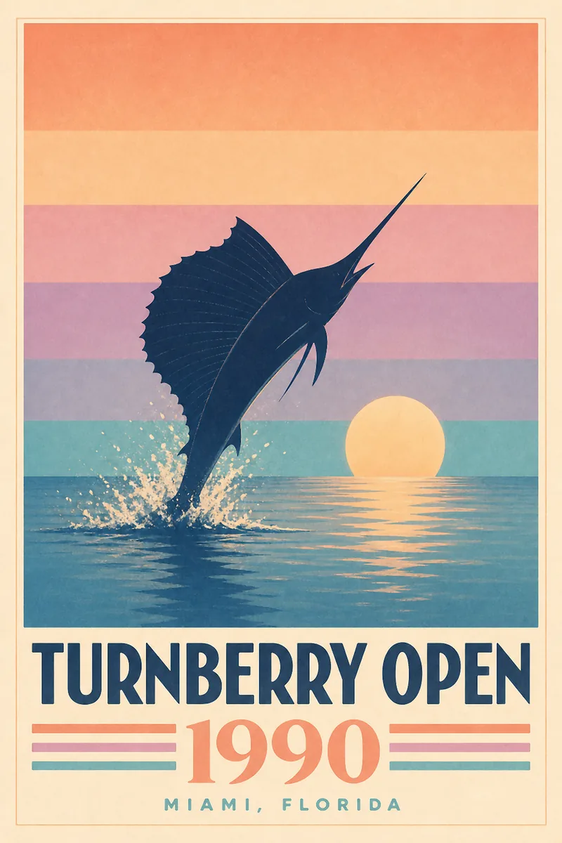 Turnberry Open 1990 poster