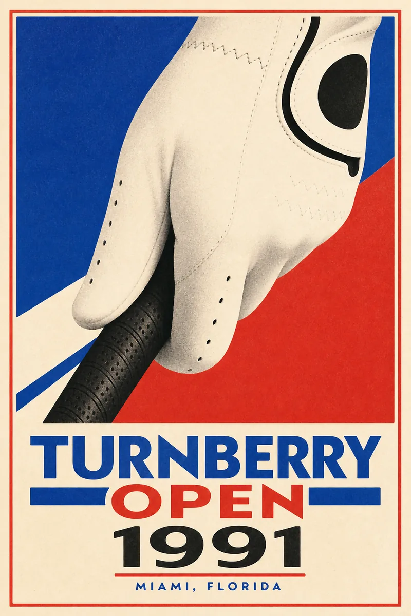 Turnberry Open 1991 poster
