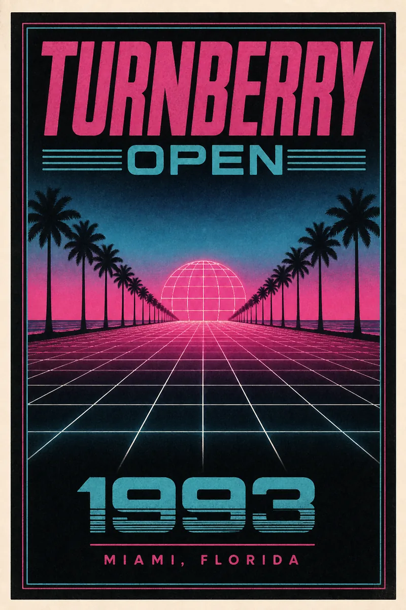 Turnberry Open 1993 poster