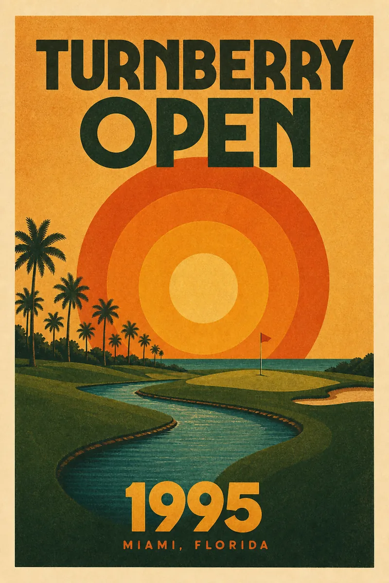 Turnberry Open 1995 poster