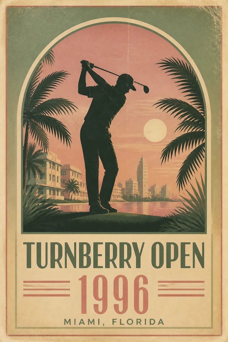 Turnberry Open 1996 poster