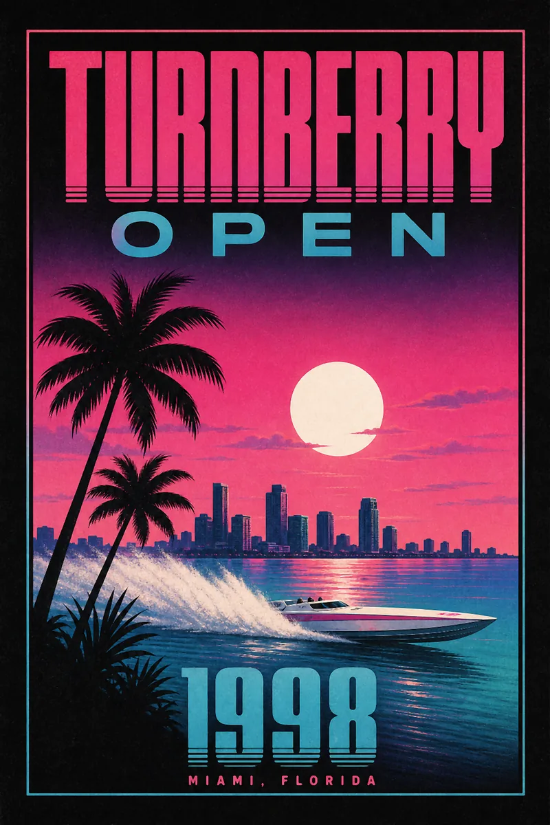 Turnberry Open 1998 poster
