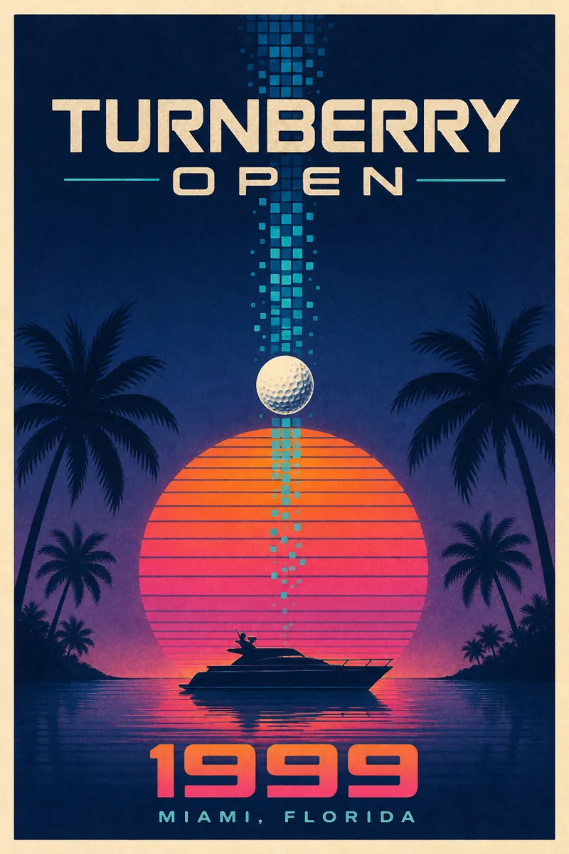 Turnberry Open 1999 poster