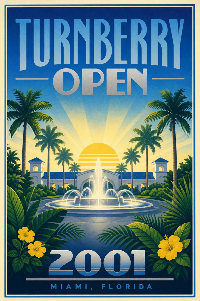 Turnberry Open 2001 poster
