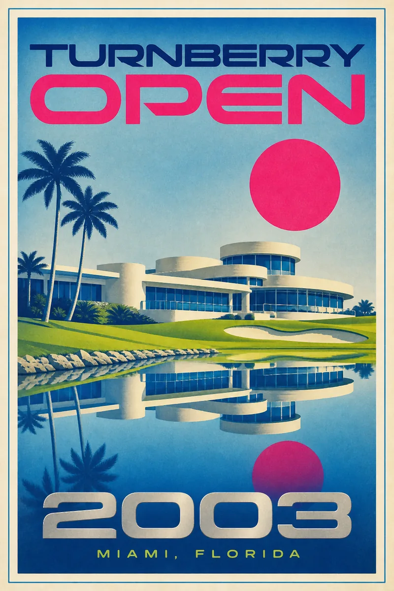 Turnberry Open 2003 poster