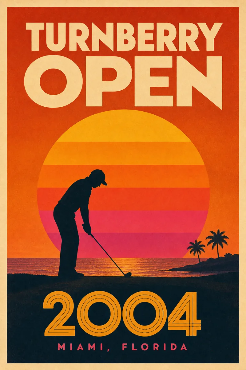 Turnberry Open 2004 poster