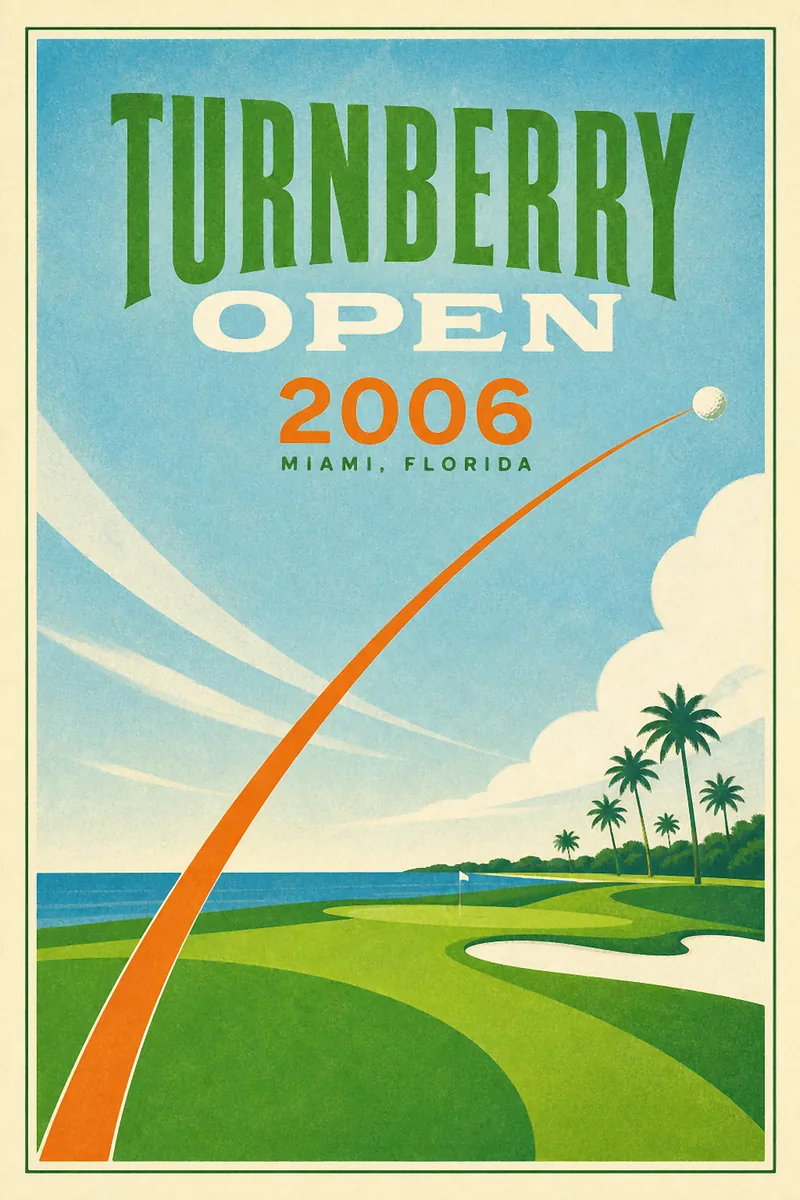 Turnberry Open 2006 poster