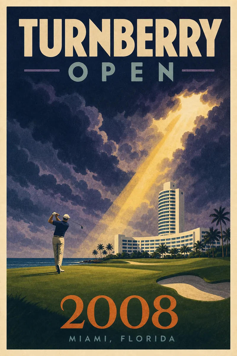 Turnberry Open 2008 poster