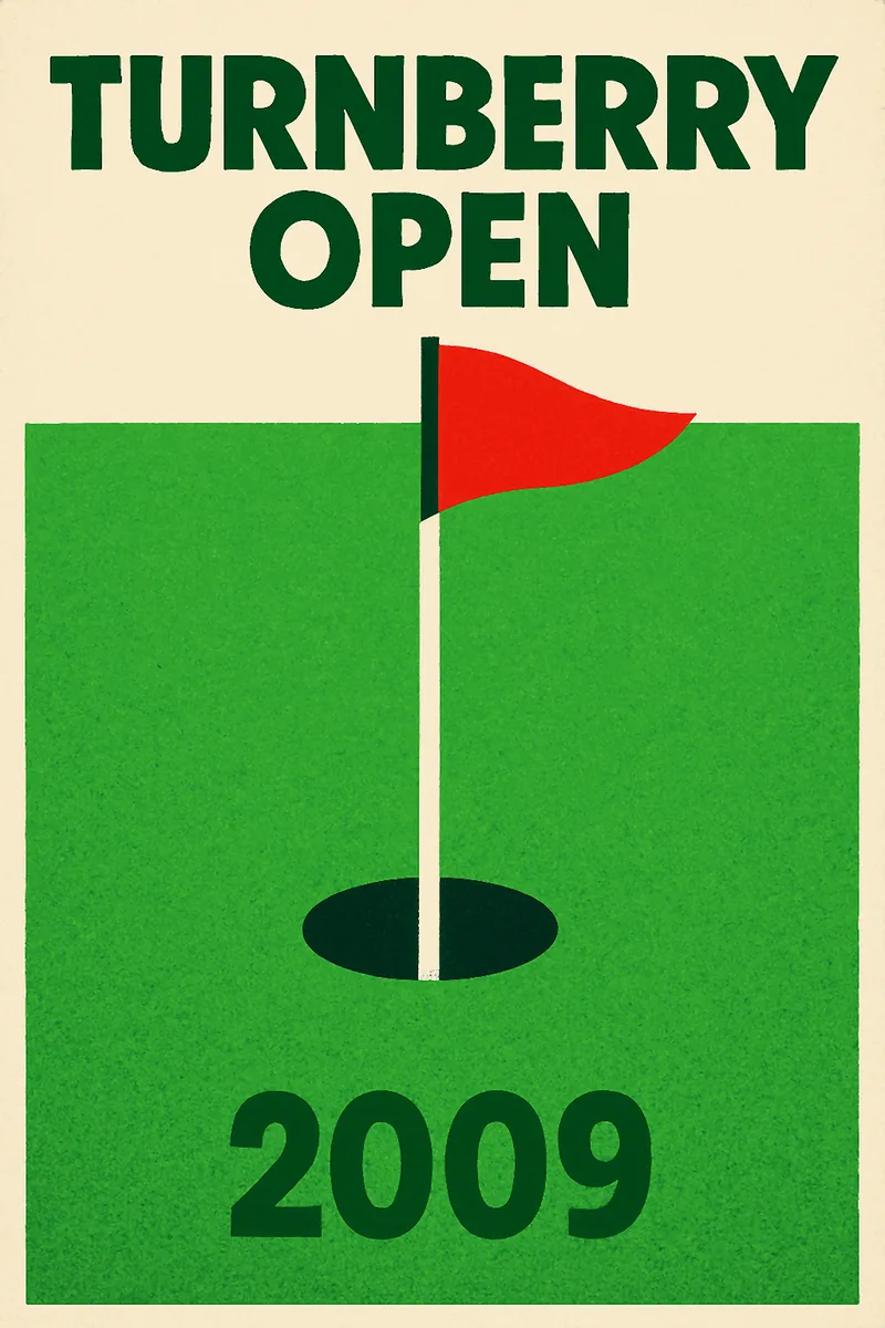 Turnberry Open 2009 poster