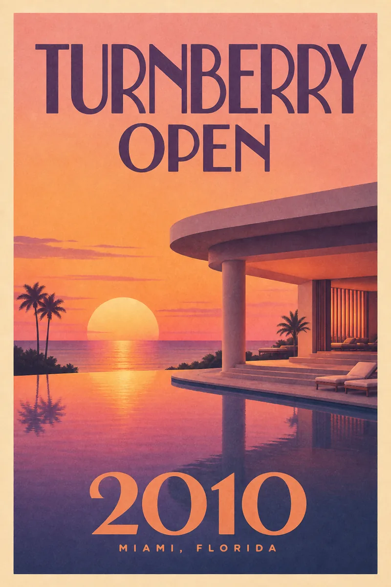 Turnberry Open 2010 poster