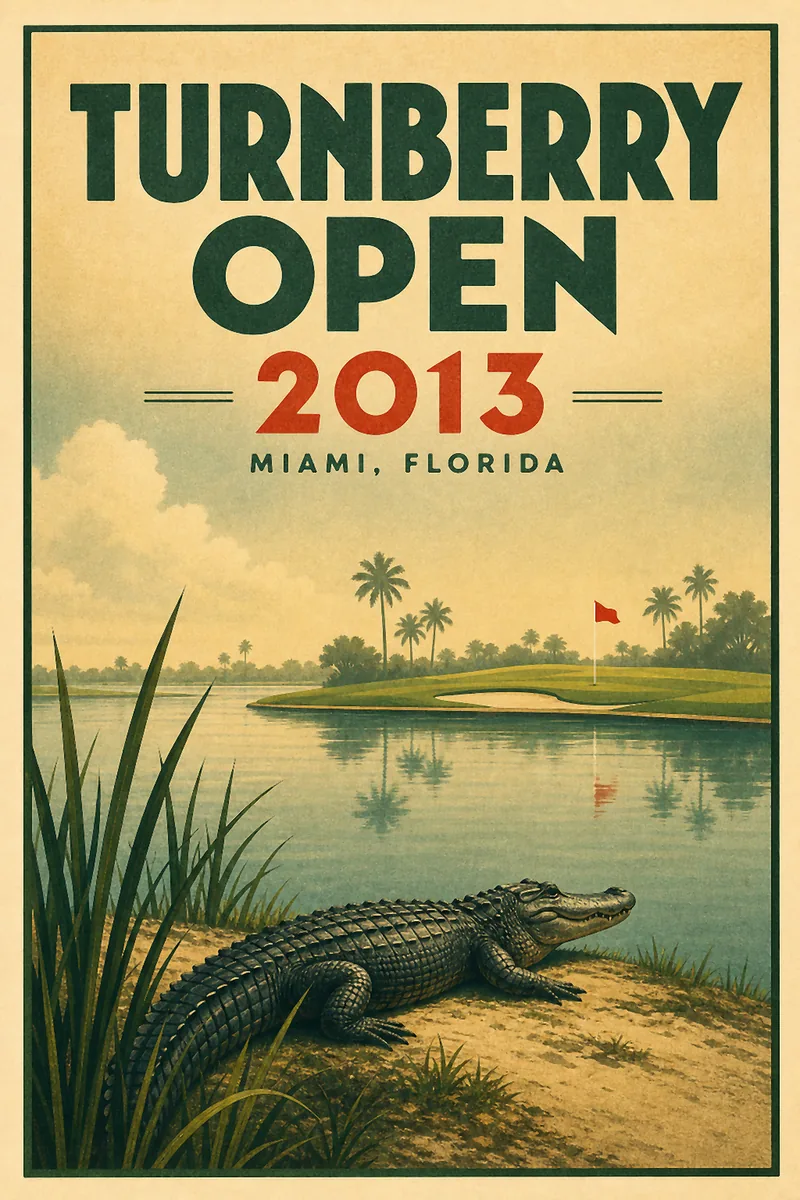 Turnberry Open 2013 poster