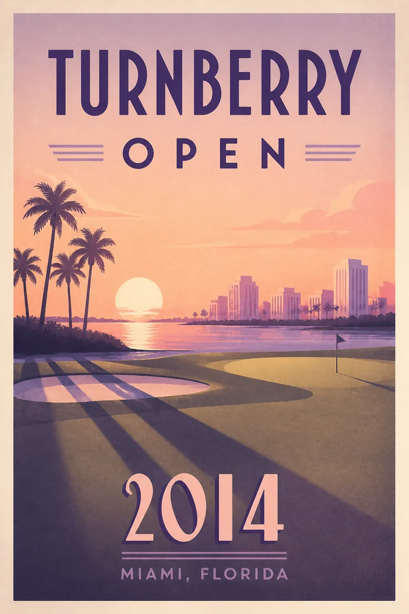 Turnberry Open 2014 poster