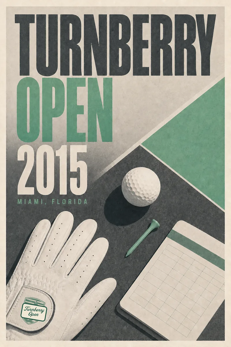 Turnberry Open 2015 poster
