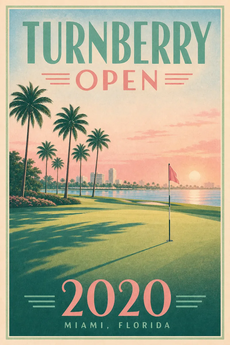 Turnberry Open 2020 poster