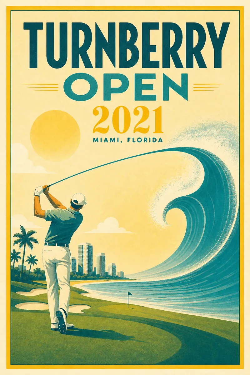 Turnberry Open 2021 poster