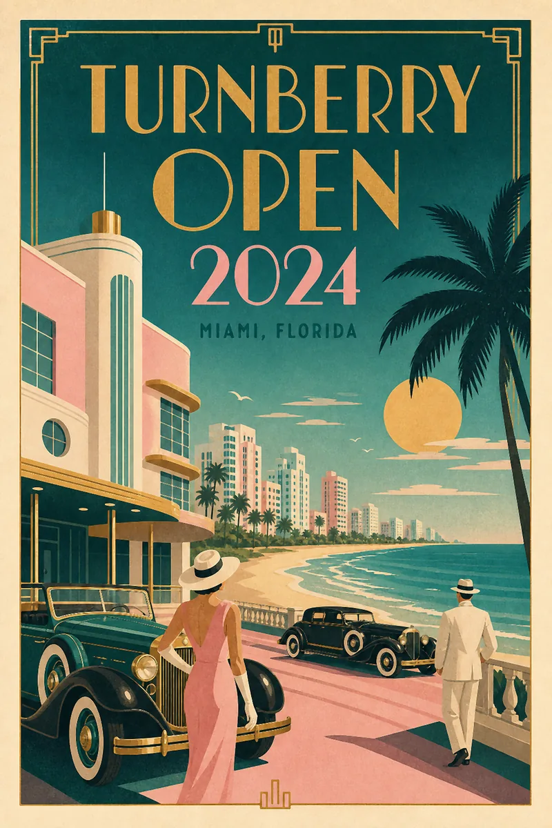 Turnberry Open 2024 poster