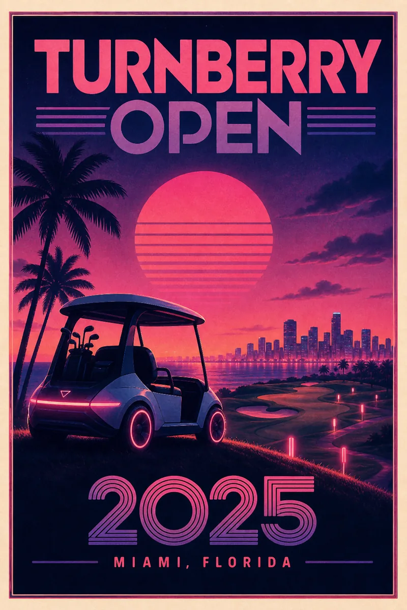 Turnberry Open 2025 poster