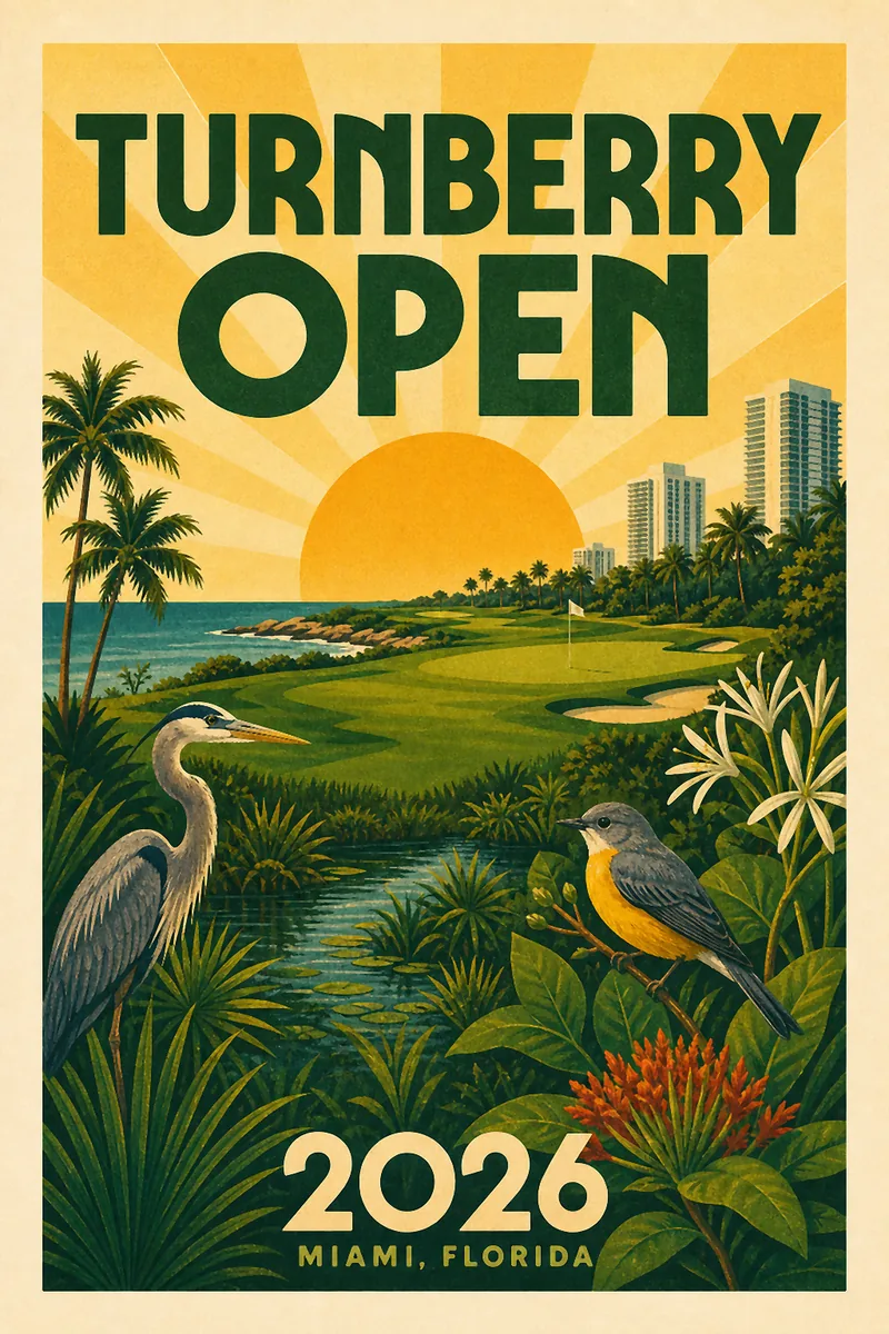 Turnberry Open 2026 poster