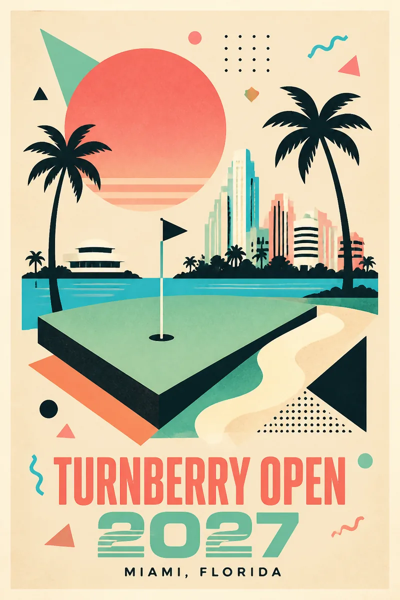 Turnberry Open 2027 poster