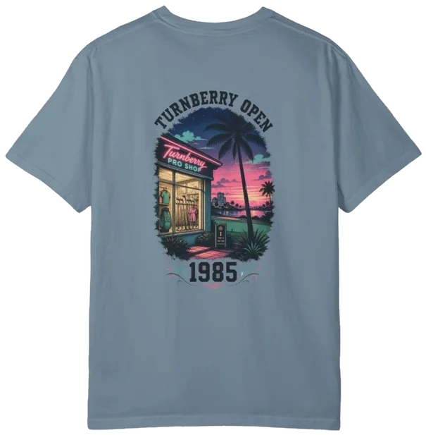 Turnberry Open 1985 Shirt A, back