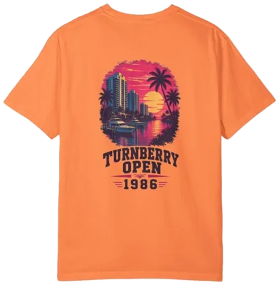 Turnberry Open 1986 Shirt A, back