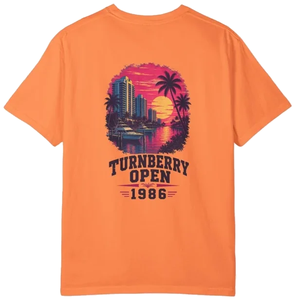 Turnberry Open 1986 Shirt A, back