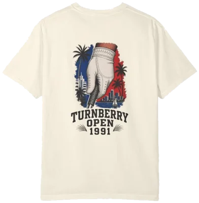 Turnberry Open 1991 Shirt A, back