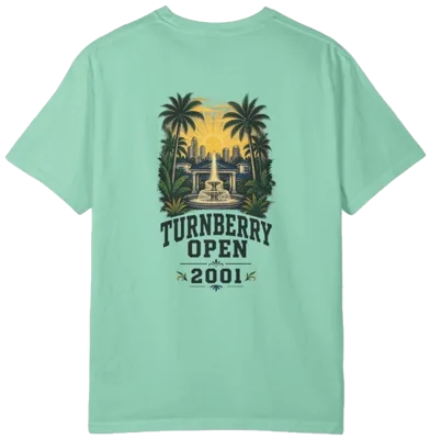Turnberry Open 2001 Shirt A, back