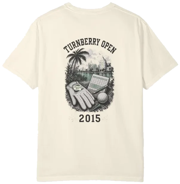 Turnberry Open 2015 Shirt A, back