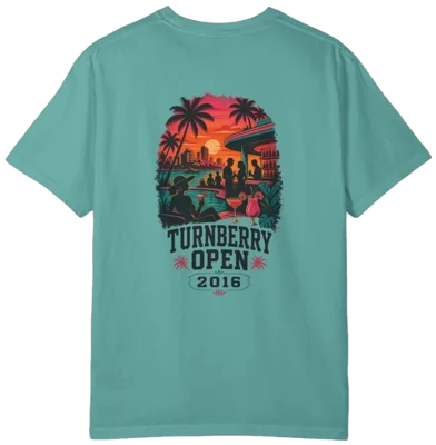 Turnberry Open 2016 Shirt A, back