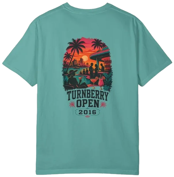 Turnberry Open 2016 Shirt A, back