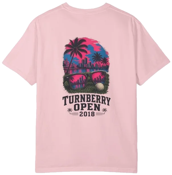 Turnberry Open 2018 shirt, back