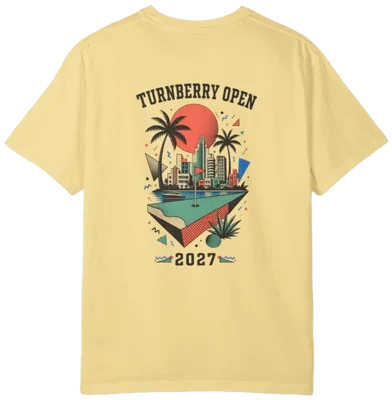 Turnberry Open 2027 Shirt A, back