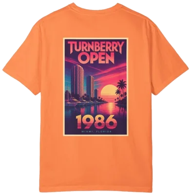 Turnberry Open 1986 Shirt B, back