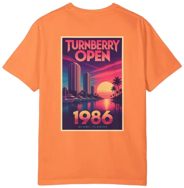 Turnberry Open 1986 Shirt B, back