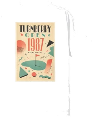 Turnberry Open 1987 Shirt B, back