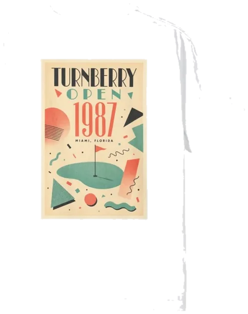Turnberry Open 1987 Shirt B, back
