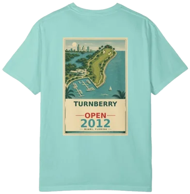 Turnberry Open 2012 Shirt B, back