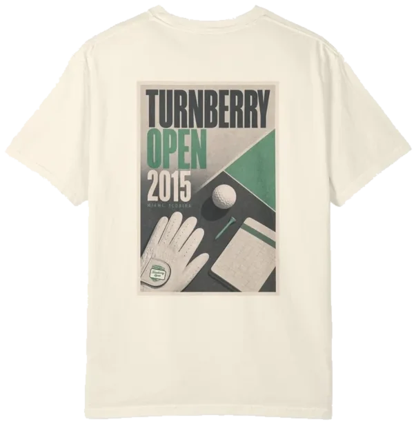 Turnberry Open 2015 Shirt B, back